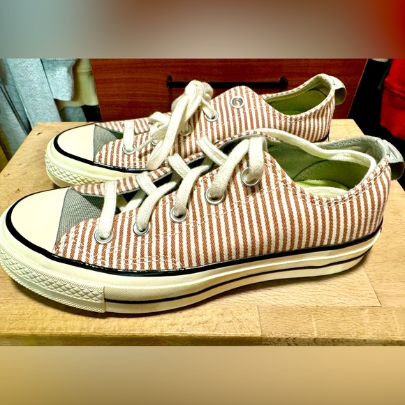 ‼️Chuck 70 crafted striped Clay Converse AllStar, women, size 5.5, new - Picture 1 of 5